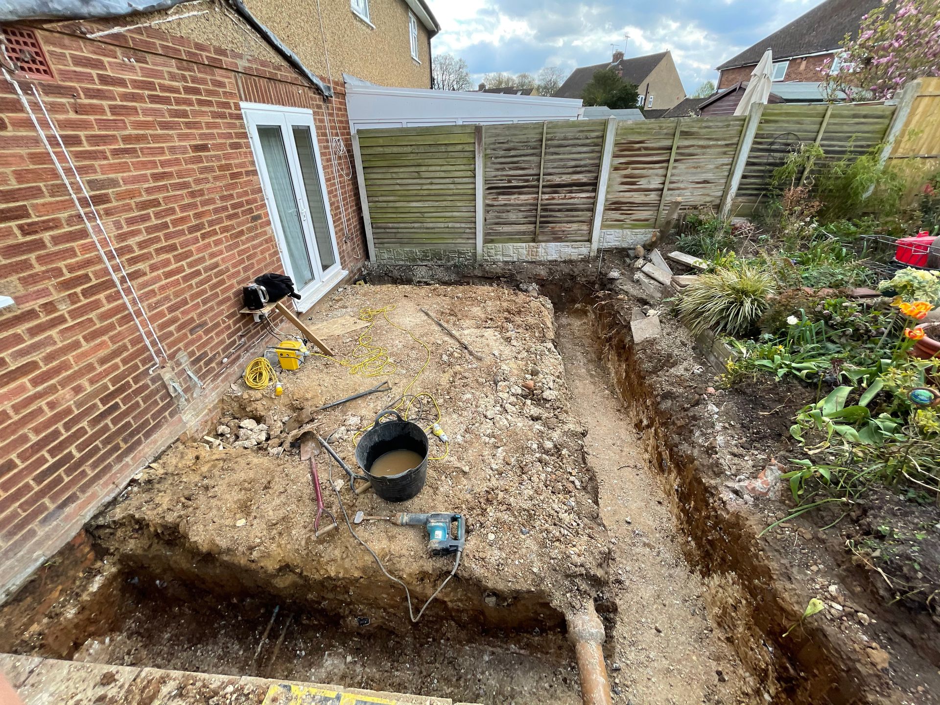 Sue's Rear Extension & Bifold Doors — before