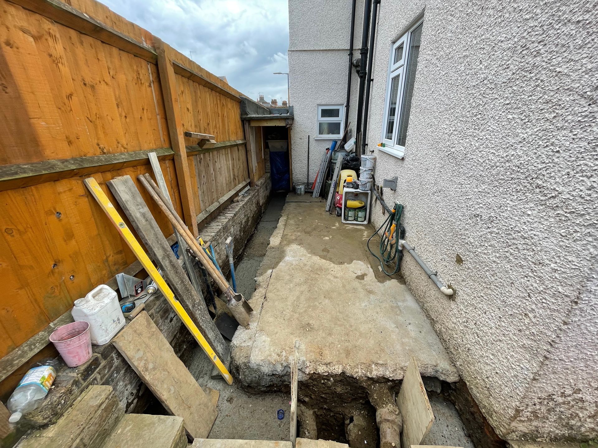 Tracey's Extension — before