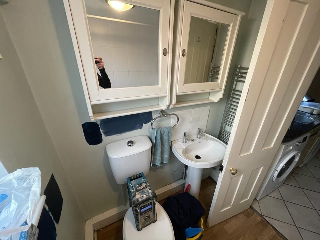 Bathroom remodel — preparation stage