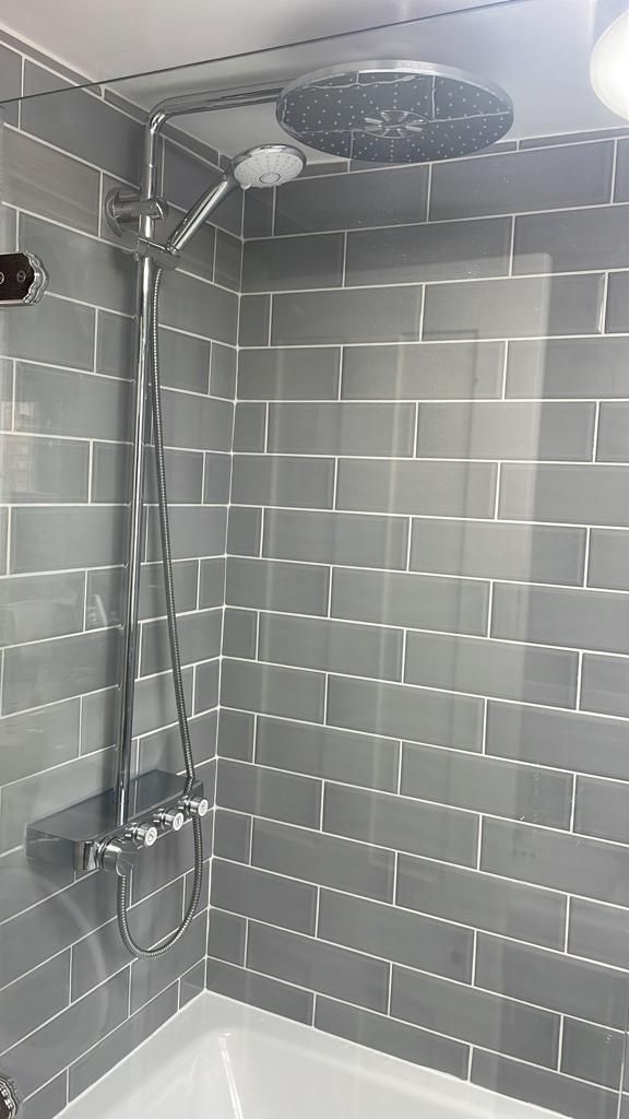 Bathroom remodel — sanitaryware installation