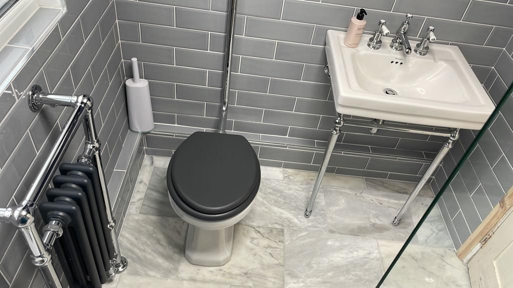 Bathroom remodel — near completion