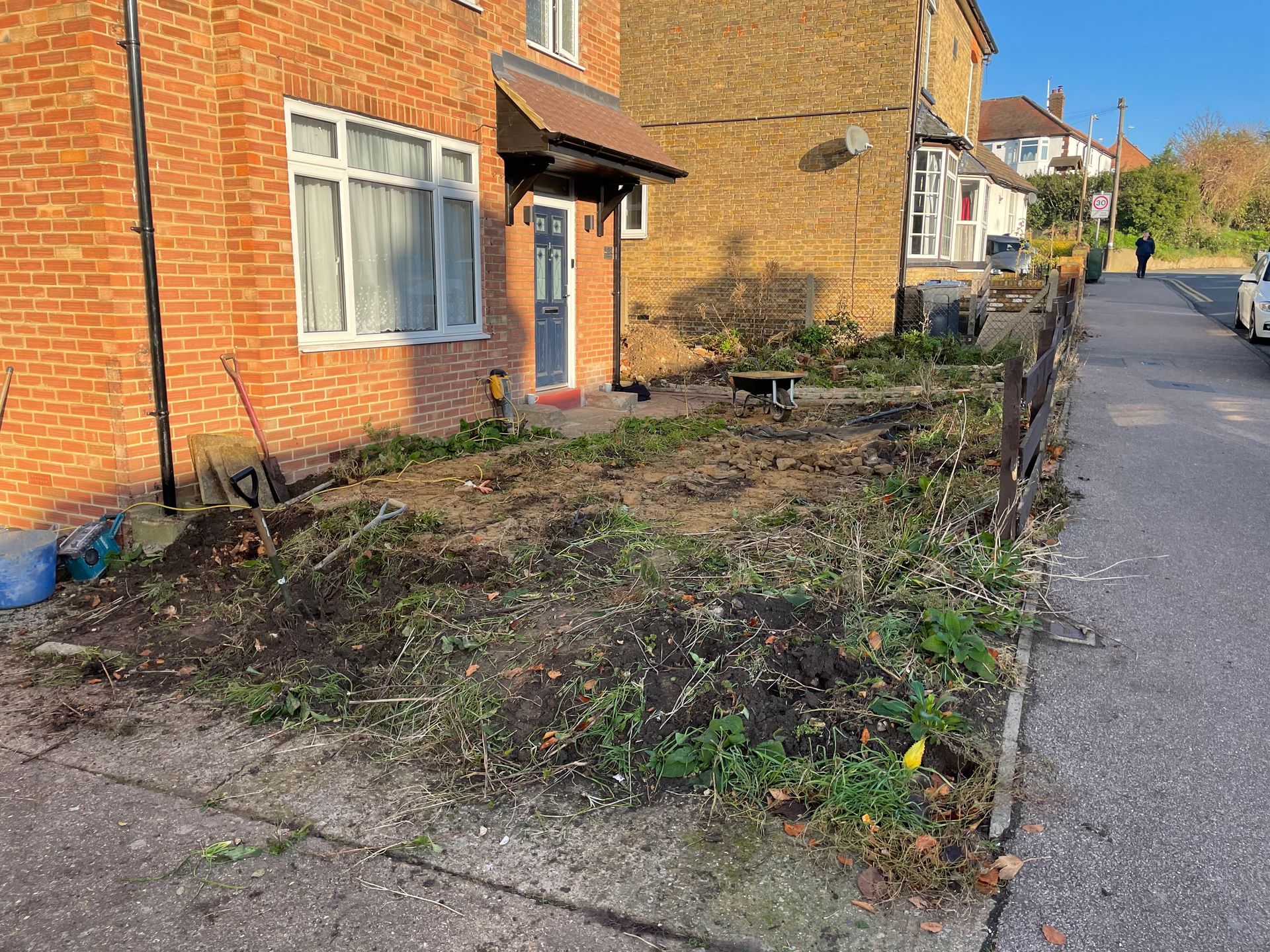 Colin & Thelma's Garden Redesign — before