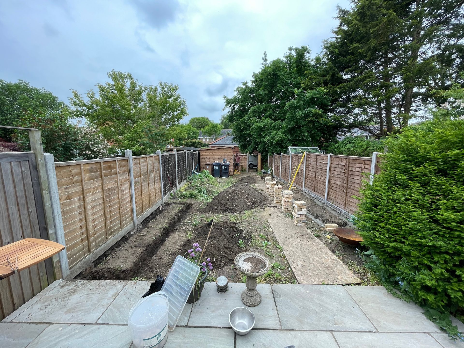 Mick's Garden — before