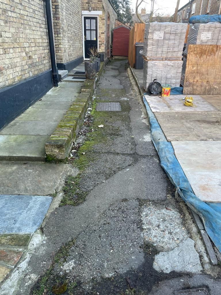 Paving Project — before