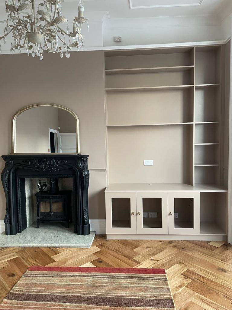 Flooring — installation in progress