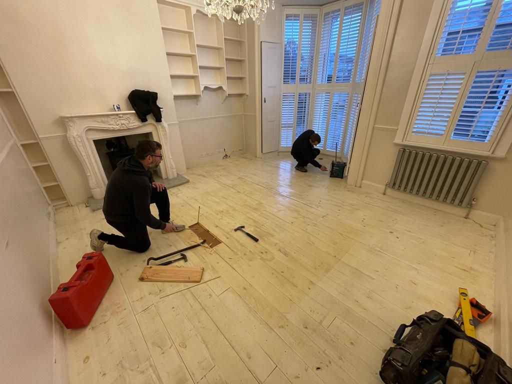 Flooring installation — Hertfordshire property