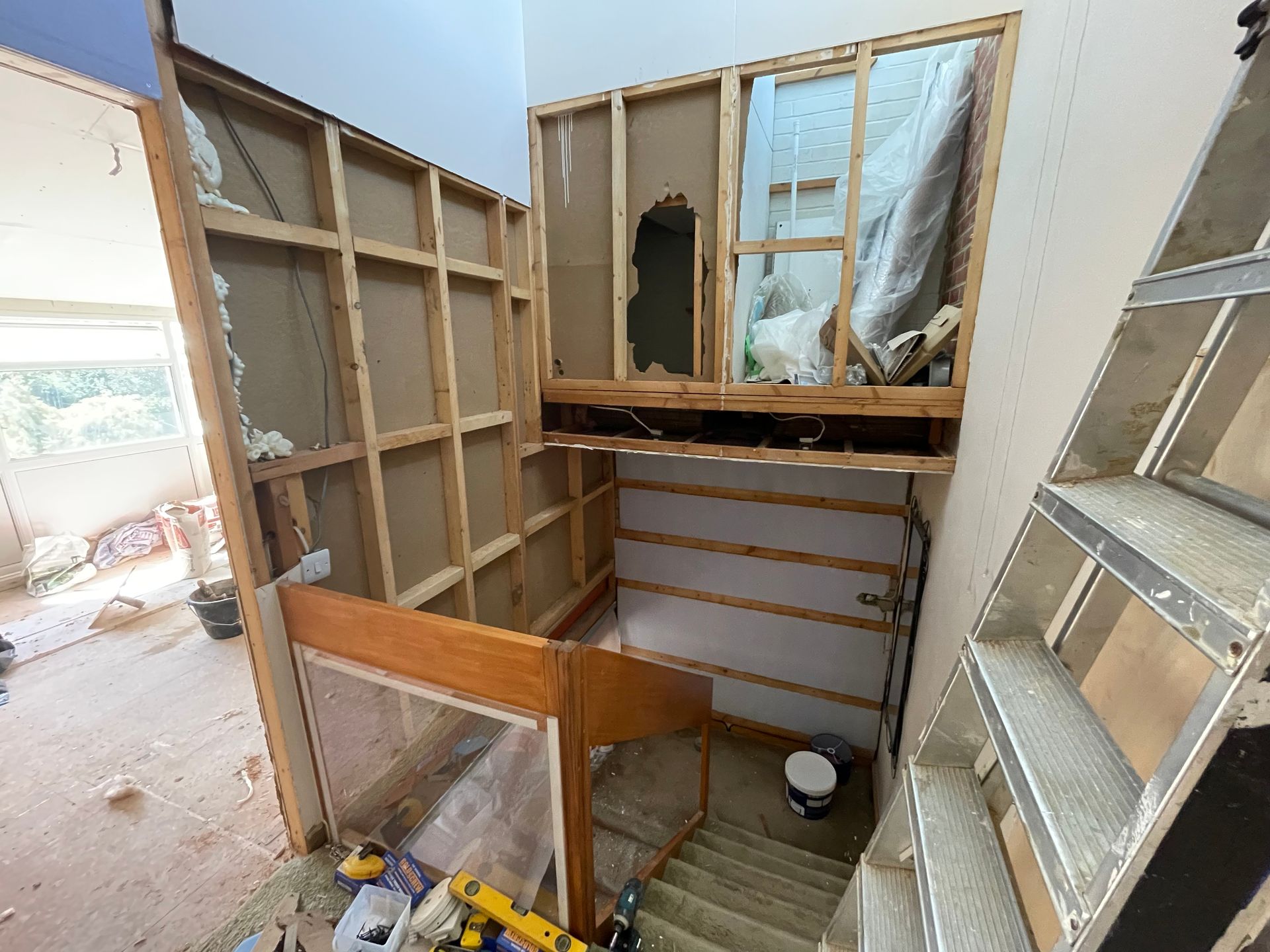 Don's Oak Staircase — before