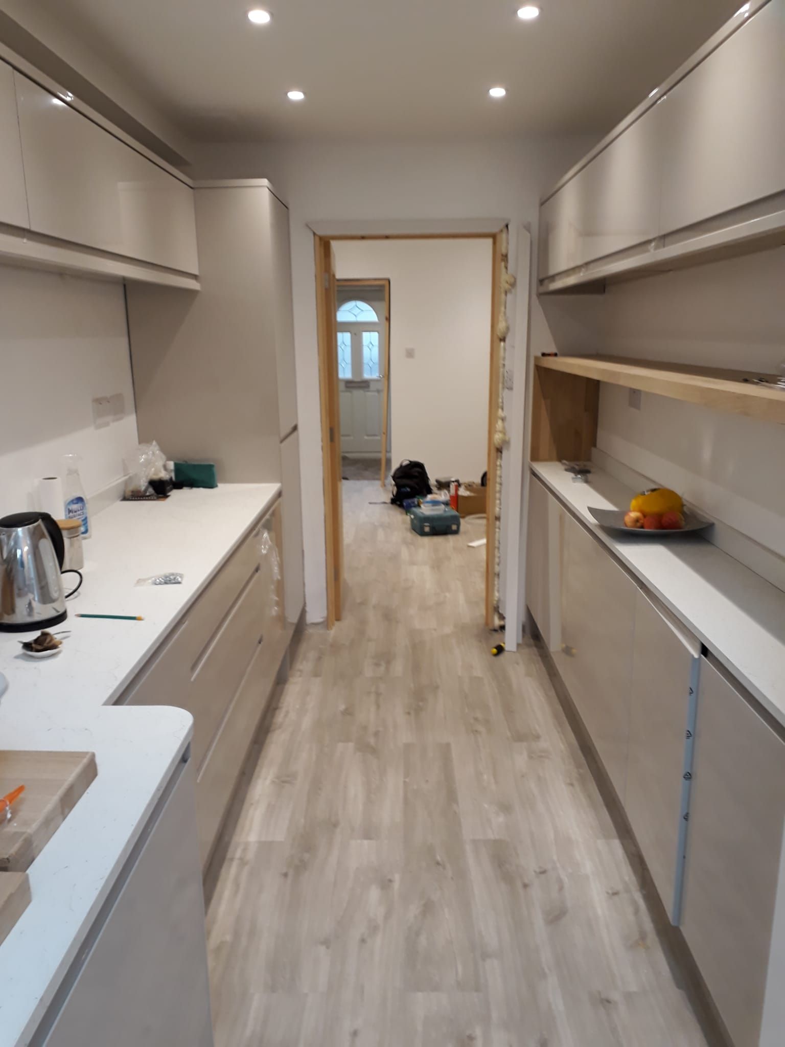 Carpentry detail — fitted cabinetry